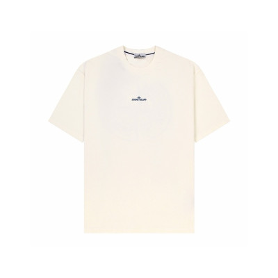 스톤아일랜드 남성 라운드 반팔 티셔츠 - Stone Island Mens Round Tshirt - stc16651x