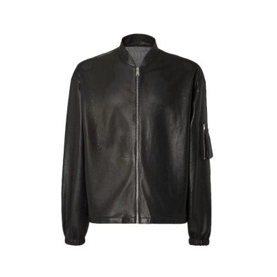 펜디 남성 가죽 자켓 - Fendi Mens Leather Jacket - fec16726x