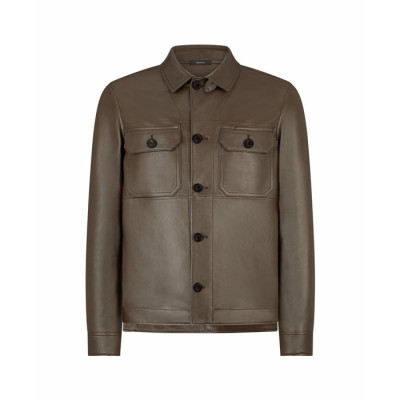 톰포드 남성 가죽 자켓 - Tom Ford Mens Leather Jacket - toc16733x