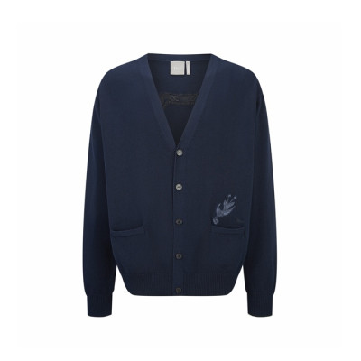 디올 남성 브이넥 가디건 - Dior Mens V-neck Cardigan - dic16748x
