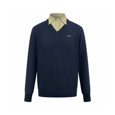 미우미우 남/녀 폴로 스웨터 - Miumiu Unisex Polo Sweater - mic16761x