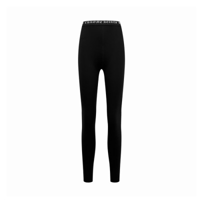 크롬하츠 여성 엘라스틱 레깅스 - Chrom Hearts Womens Logo Waistband Leggings - chc16803x