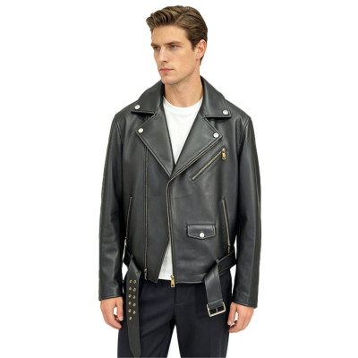 루이비통 남성 가죽 자켓 - Louis vuitton Mens Leather Jacket - lvc16843x