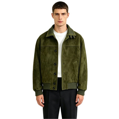 로로피아나 남성 가죽 자켓 - Loro Piana Mens Leather Jacket - lpc16878x