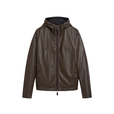 벨루티 남성 가죽 자켓 - Berluti Mens Leather Jackets - bec16881x