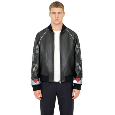 구찌 남성 가죽 자켓 - Gucci Mens Leather Jacket - guc16893x