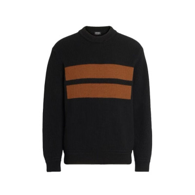 에르메네질도 제냐 남성 라운드 스웨터 - Ermenegildo Zegna Mens Round Sweater - zec16981x