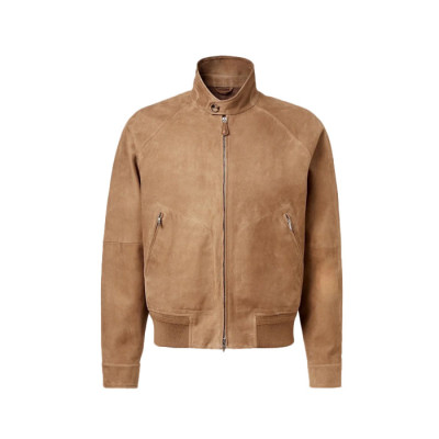 로로피아나 남성 가죽 봄버 자켓 - Loro Piana Mens Leather Jacket - lpc16985x
