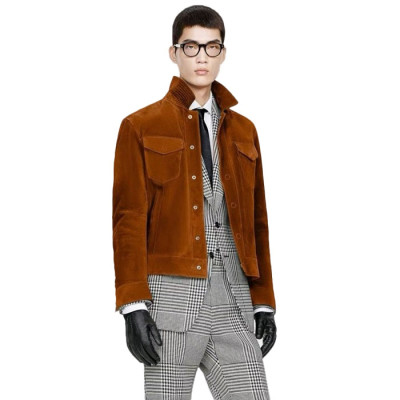 톰포드 남성 가죽 자켓 - Tom Ford Mens Leather Jacket - toc16992x