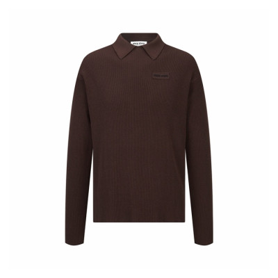 미우미우 남성 폴로 니트웨어 - Miumiu Mens Polo Knitwear - mic16998x