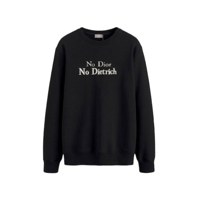 디올 남성 라운드 긴팔티 - Dior Mens Round Tshirt - dic17023x