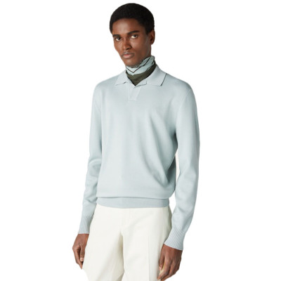 로로피아나 남성 폴로 스웨터 - Loro Piana Mens Polo Sweater - lpc17056x
