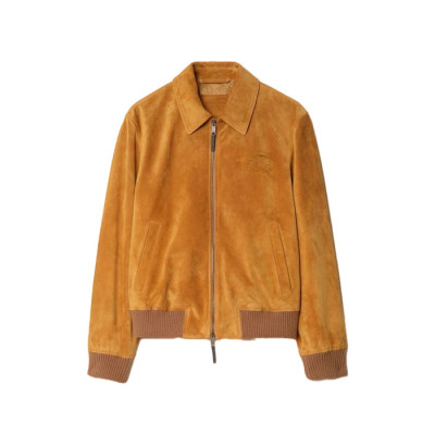 버버리 남성 가죽 자켓 - Burberry Mens Leather Jacket - buc17119x