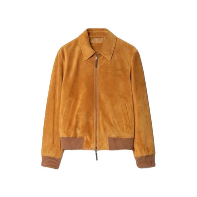 버버리 남성 가죽 자켓 - Burberry Mens Leather Jacket - buc17119x