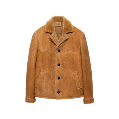 프라다 남성 가죽 무스탕 - Prada Mens Shearling Coat - prc17120x