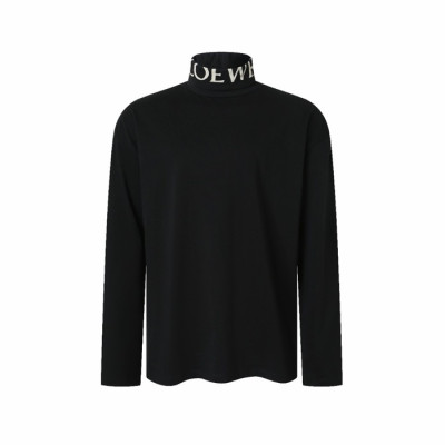 로에베 남성 터틀넥 긴팔티 - Loewe Mens Turtle Neck Tshirt - loc17184x
