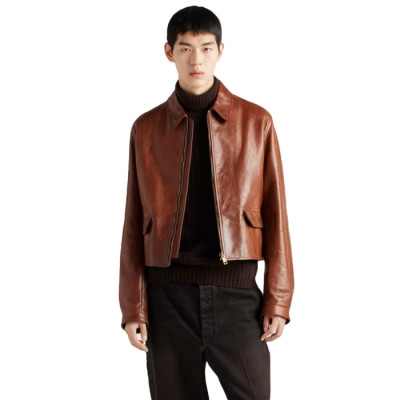 프라다 남성 가죽 자켓 - Prada Mens Leather Jacket - prc17211x