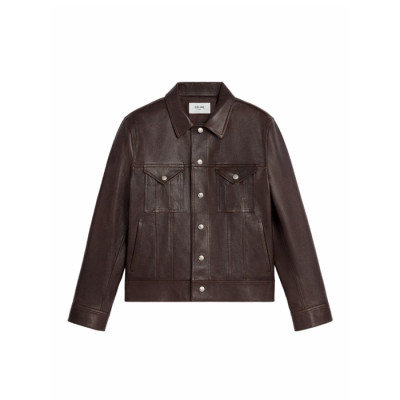 셀린느 남성 가죽 자켓 - Celine Mens Leather Jacket - cec17259x