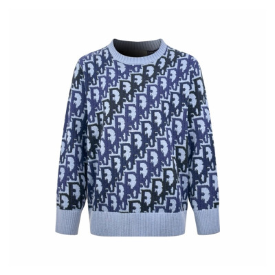 디올 남성 라운드 스웨터 - Dior Mens Round Sweater - dic17260x