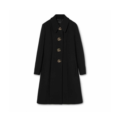 구찌 여성 더블 G 울 코트 - Gucci Womens Double G Wool Coat - guc17296x
