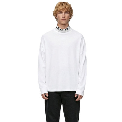 로에베 남성 터틀넥 긴팔티 - Loewe Mens Turtle Neck Tshirt - loc17303x