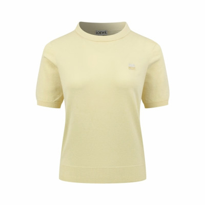 로에베 여성 라운드 반팔티 - Loewe Womens Round Tshirt - loc17382x