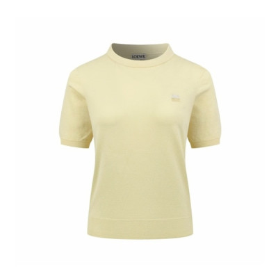 로에베 여성 라운드 반팔티 - Loewe Womens Round Tshirt - loc17382x