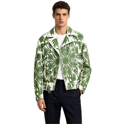 구찌 남성 가죽 자켓 - Gucci Mens Leather Jacket - guc17498x