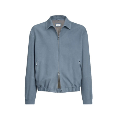 브루넬로쿠치넬리 남성 가죽 자켓 - Brunello Cucinelli Mens Leather Jacket - brc17523x