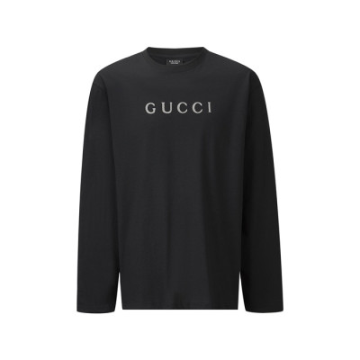 구찌 남성 라운드 긴팔티 - Gucci Mens Round Tshirt - guc17532x