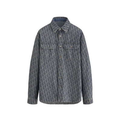 디올 남성 오블리크 셔츠 - Dior Mens Oblique Shirt - dic17555x