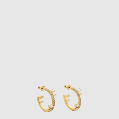 펜디 여성 로고 이어링 - Fendi Womens Logo Embellished Earring - acc10107x
