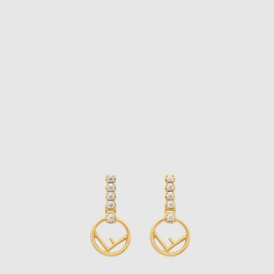 펜디 여성 로고 이어링 - Fendi Womens Logo Embellished Earring - acc10109x