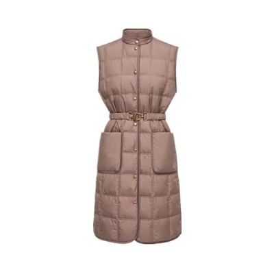몽클레어 여성 다운 롱 베스트 - Moncler Womens Down Long Vest - moc17620x