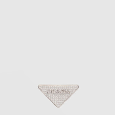프라다 여성 크리스털 로고 주얼리 이어링 - Prada Womens Crystal Logo Jewelry Earring - acc10267x