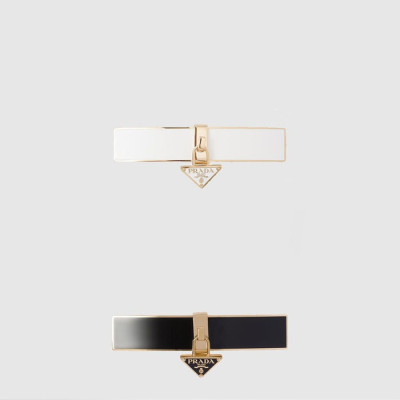 프라다 여성 심볼 헤어 클립 - Prada Womens Symbol Hair Clip - acc10272x