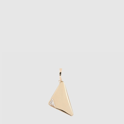 프라다 여성 이터널 골드 싱글 펜던트 이어링 - Prada Womens Eternal Gold Single Pendant Earring - acc10301x