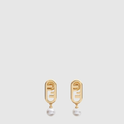 펜디 여성 오 락 이어링 - Fendi Womens O Lock Earring - acc10350x