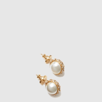 발렌티노 여성 크리스탈 펄 메탈 이어링 - Valentino Womens Crystal Pearl Metal Earring - acc10362x