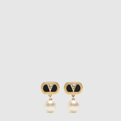 발렌티노 여성 진주 오발렛 이어링 - Valentino Womens Pearl Oval Earring - acc10399x