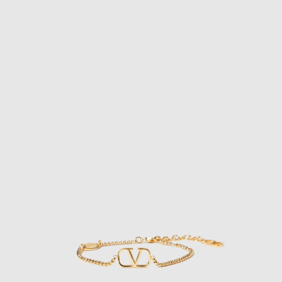 발렌티노 여성 브이로고 시그니처 메탈 브레이슬릿 - Valentino Womens V-Logo Signature Metal Bracelet - acc10416x