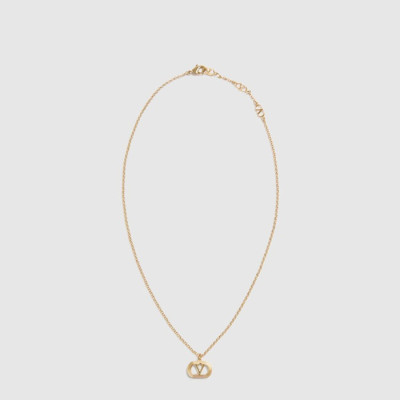 발렌티노 여성 오발 메탈 네크리스 - Valentino Womens Oval Metal Necklace - acc10432x