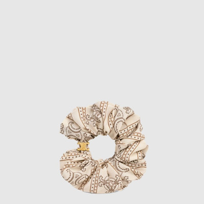 셀린느 여성 미니 트리옹프 스크런치 - Celine Womens Mini Triomphe Scrunchie - acc10460x