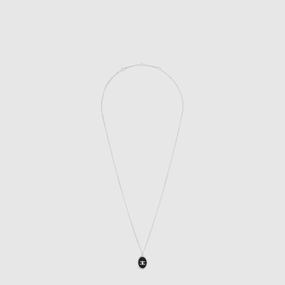 셀린느 여성 트리옹프 드 리 메달 네크리스 - Celine Womens Triomphe de Li Medal Necklace - acc10474x