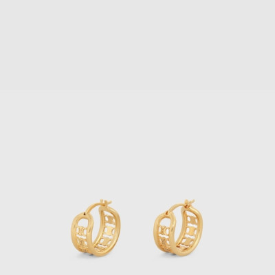 셀린느 여성 트리옹프 멀티 후프 이어링 - Celine Womens Triomphe Multi Hoop Earring - acc10486x