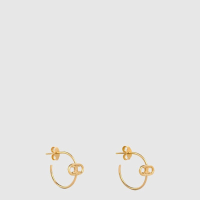 셀린느 여성 트리옹프 스파클 후프 이어링 - Celine Womens Triomphe Sparkle Hoop Earring - acc10489x