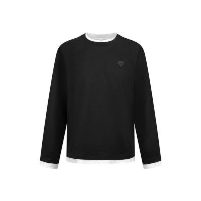 프라다 남성 라운드 긴팔티 - Prada Mens Round Tshirt - prc17835x