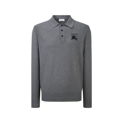 버버리 남성 폴로 스웨터 - Burberry Mens Polo Sweater - buc17903x
