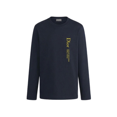 디올 남성 디올알프스 디올 몽테뉴 긴팔 티셔츠 - Dior Mens DiorAlps Dior Montaigne Tshirt - dic17938x