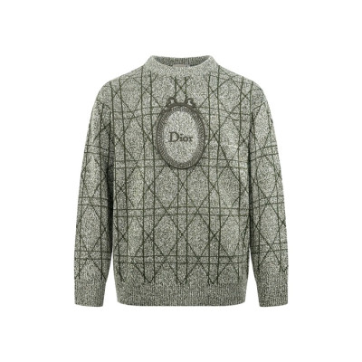 디올 남성 라운드 스웨터 - Dior Mens Round Sweater - dic17943x